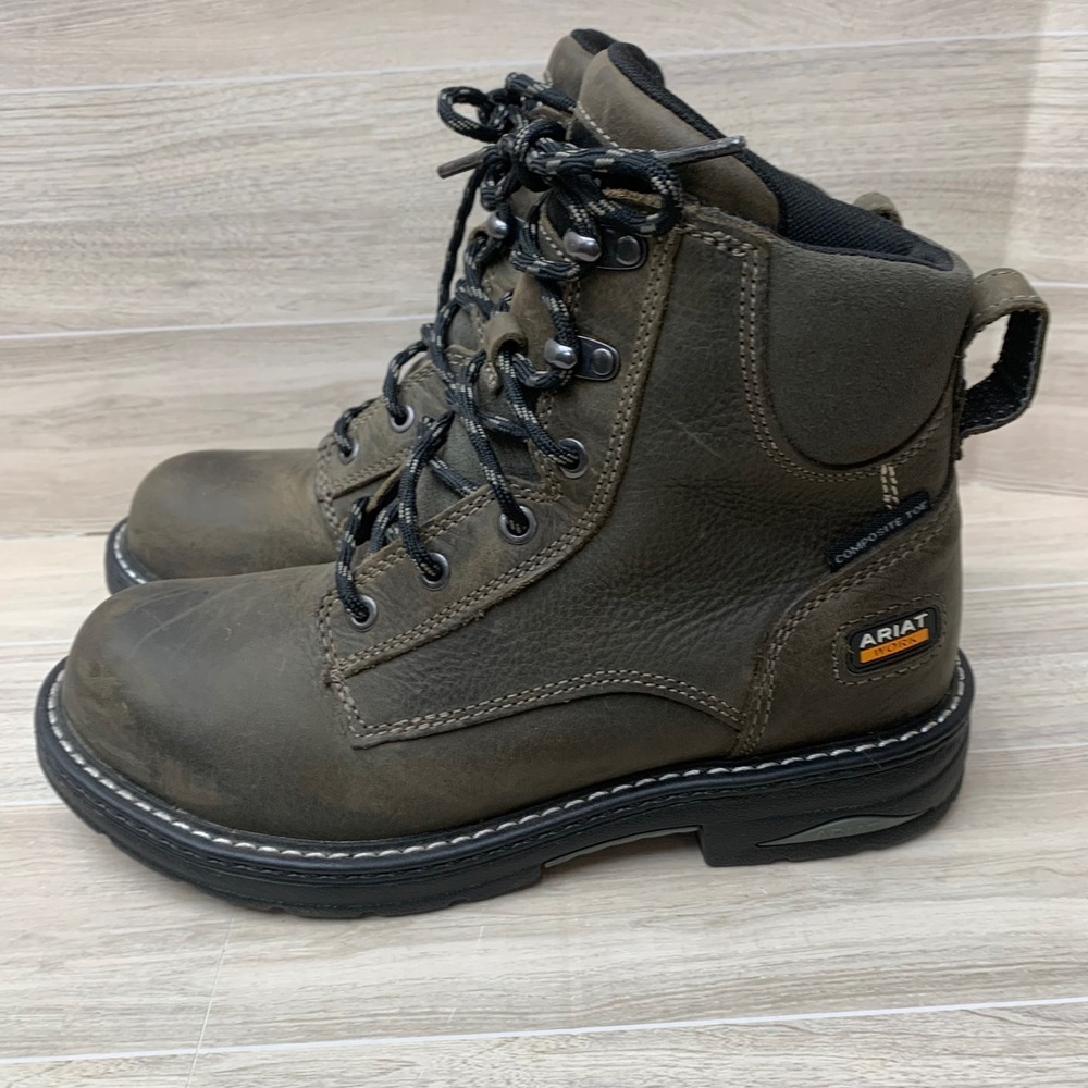 Ariat steel toe Lace-Up Work Boots - Picture 2 of 8